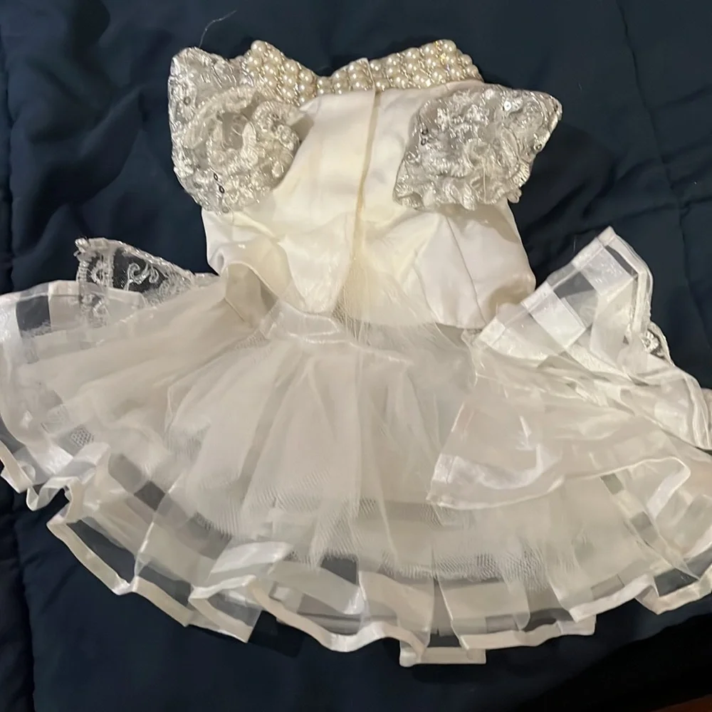 Wedding dress for small dog - Picture 2 of 3